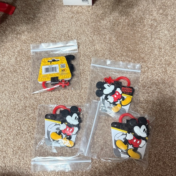 Other - NEW DISNEY Mickey Mouse Keychain Set